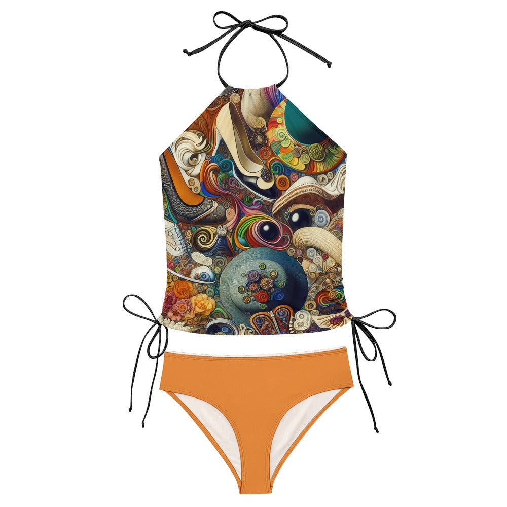 2025 NEW Split swimsuit PPP Top