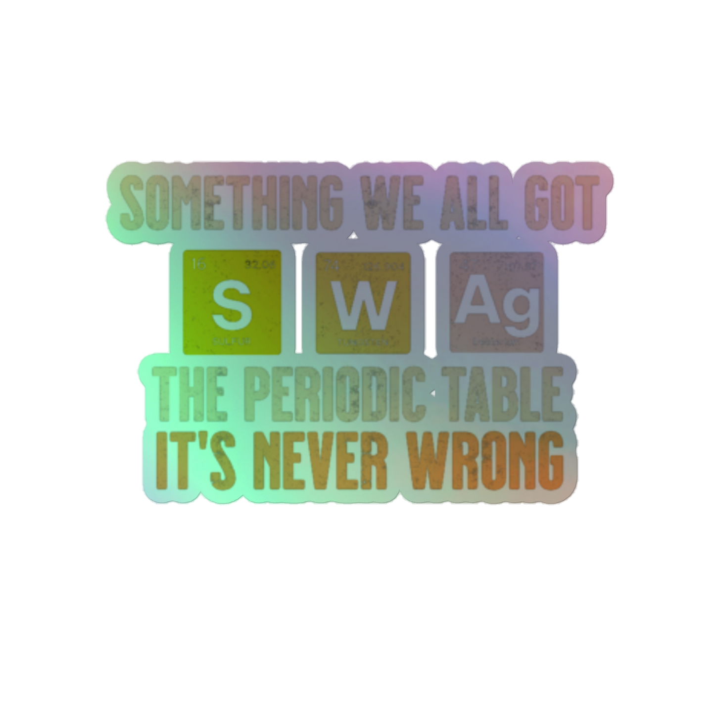 Holographic stickers