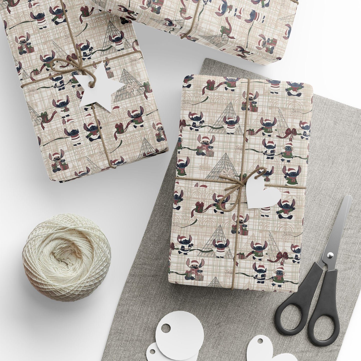 Wrapping Paper Roll – Festive Turtle S&A Pattern Gift Wrap (Eco-Friendly Holiday & Birthday)