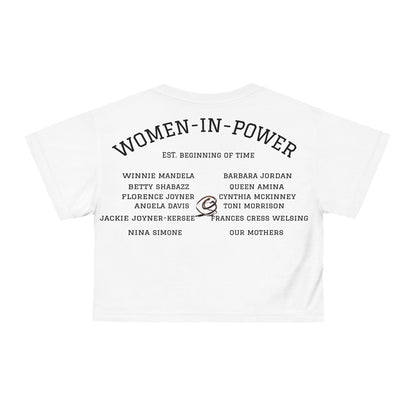 Empowering Women's Crop Tee with 'Betty Boots' Design