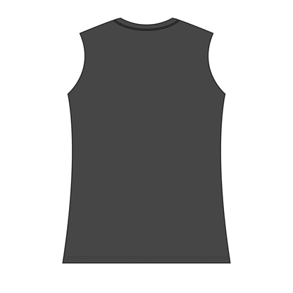 Curve Ahead Women's Tank Top — Road Sign Graphic Sleeveless Tee