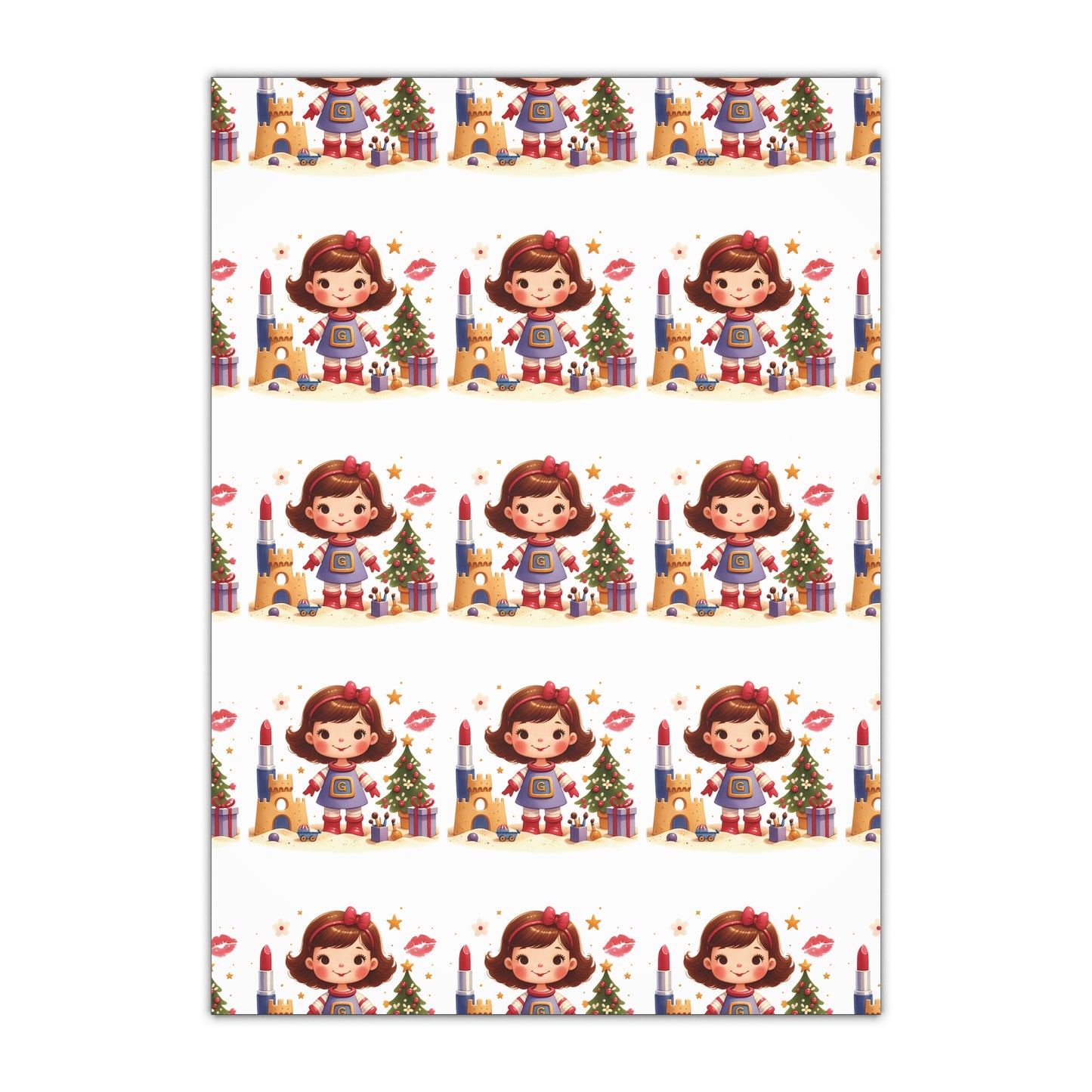 Gift Wrapping Paper Sheets, 1pc