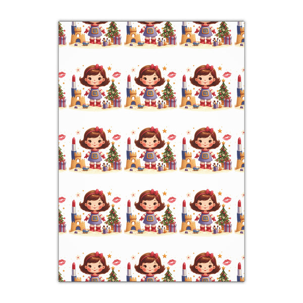 Gift Wrapping Paper Sheets, 1pc