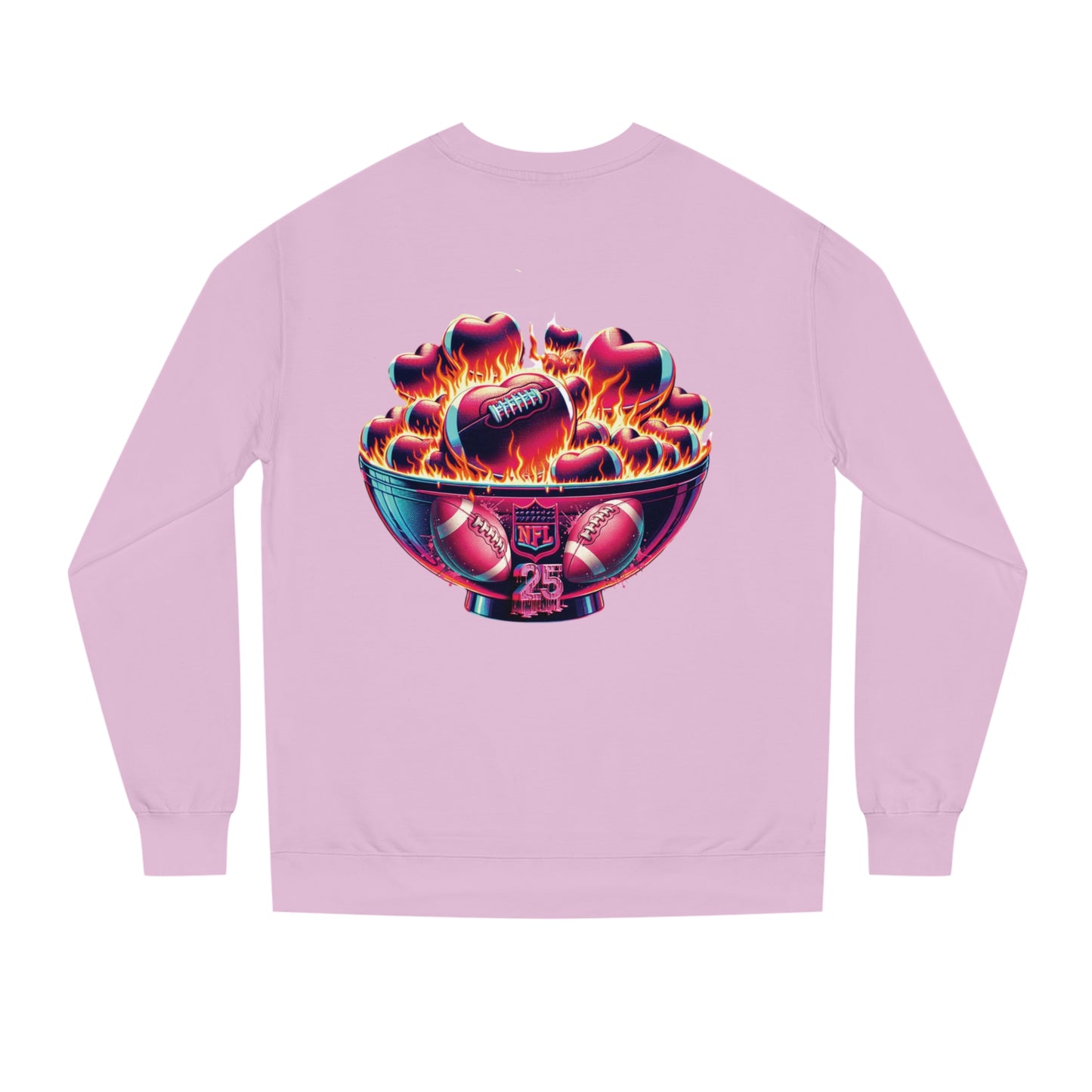 Floral Sweatshirt - Unisex Crew Neck Sweatshirt - Super Bowl of Flowers