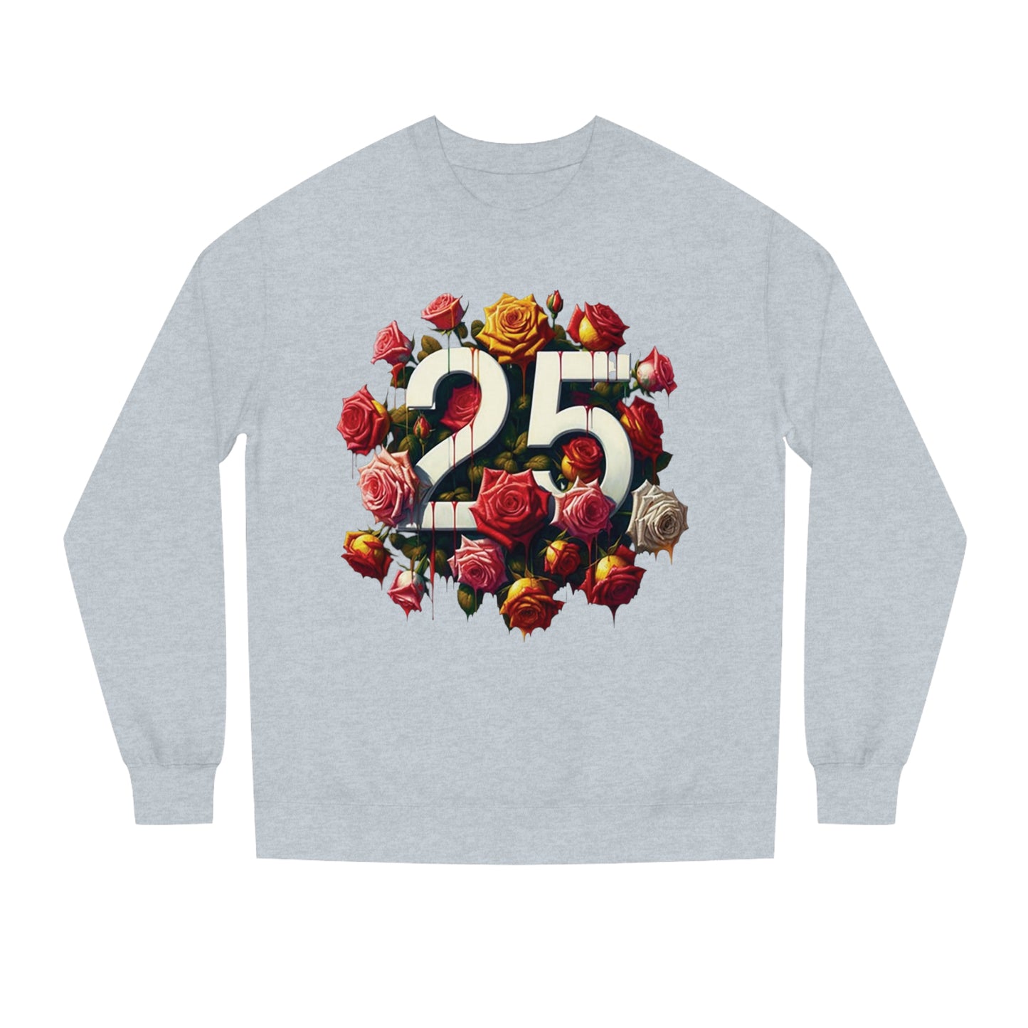 Floral Sweatshirt - Unisex Crew Neck Sweatshirt - Super Bowl of Flowers