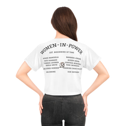 Empowering Women's Crop Tee with 'Betty Boots' Design
