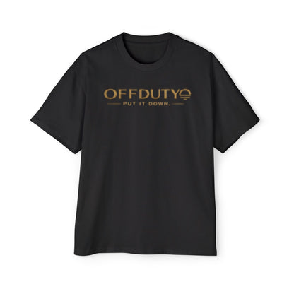 Off Duty Tee — "Everything I Hold" Oversized Graphic T-Shirt