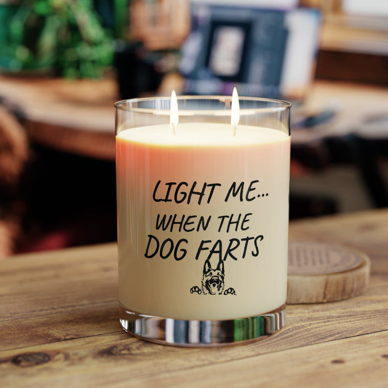 Scented Candle - Funny Dog Fart Design, 11oz