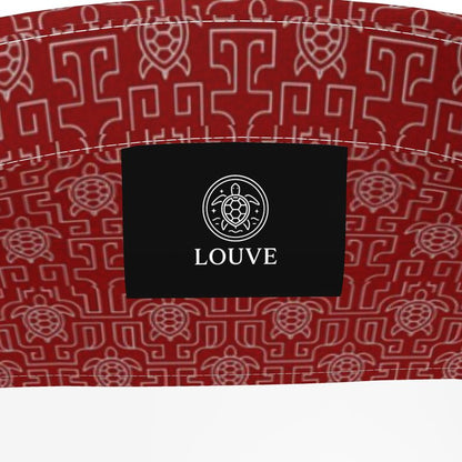 LOUVE “Crimson Maze” Short-Sleeve Shirt — Runway Noir Edition