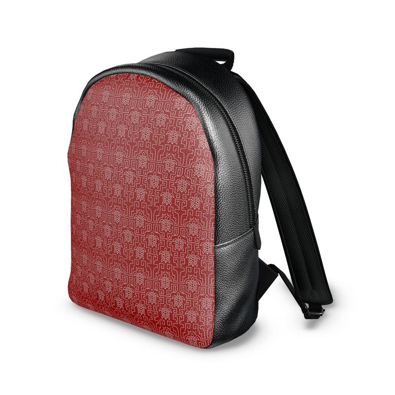 LOUVE “Colville” Leather Backpack — Runway Noir Edition