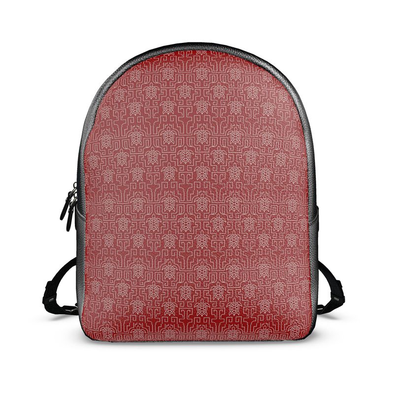 LOUVE “Colville” Leather Backpack — Runway Noir Edition