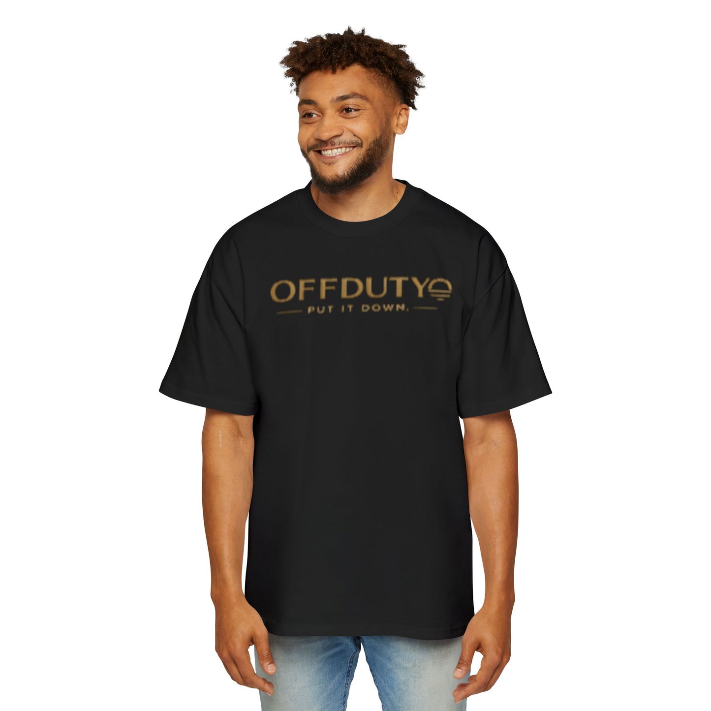 Off Duty Tee — "Everything I Hold" Oversized Graphic T-Shirt