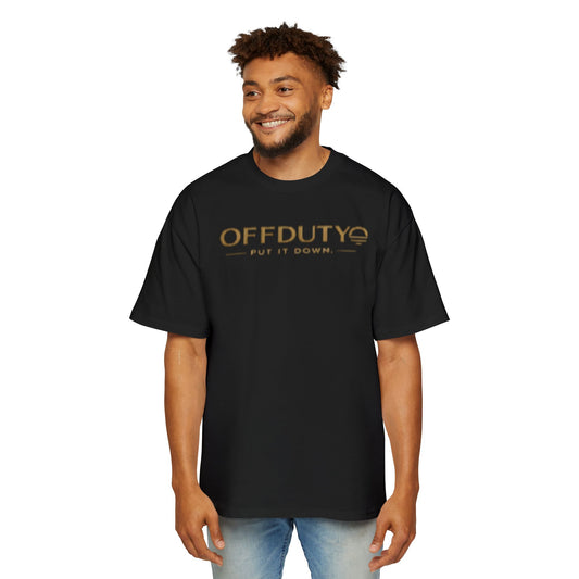 Off Duty Tee — "Everything I Hold" Oversized Graphic T-Shirt