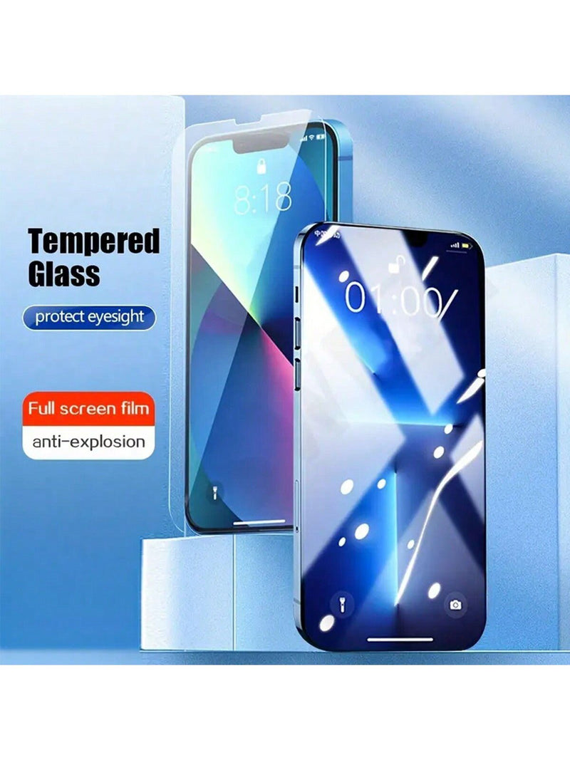 2in 1 For Iphone 14/13 Mini/12/11 Pro Max Phone Screen Protector Protective Film Glass Smartphone Tempered Glass Camera Lens - SAND Creations