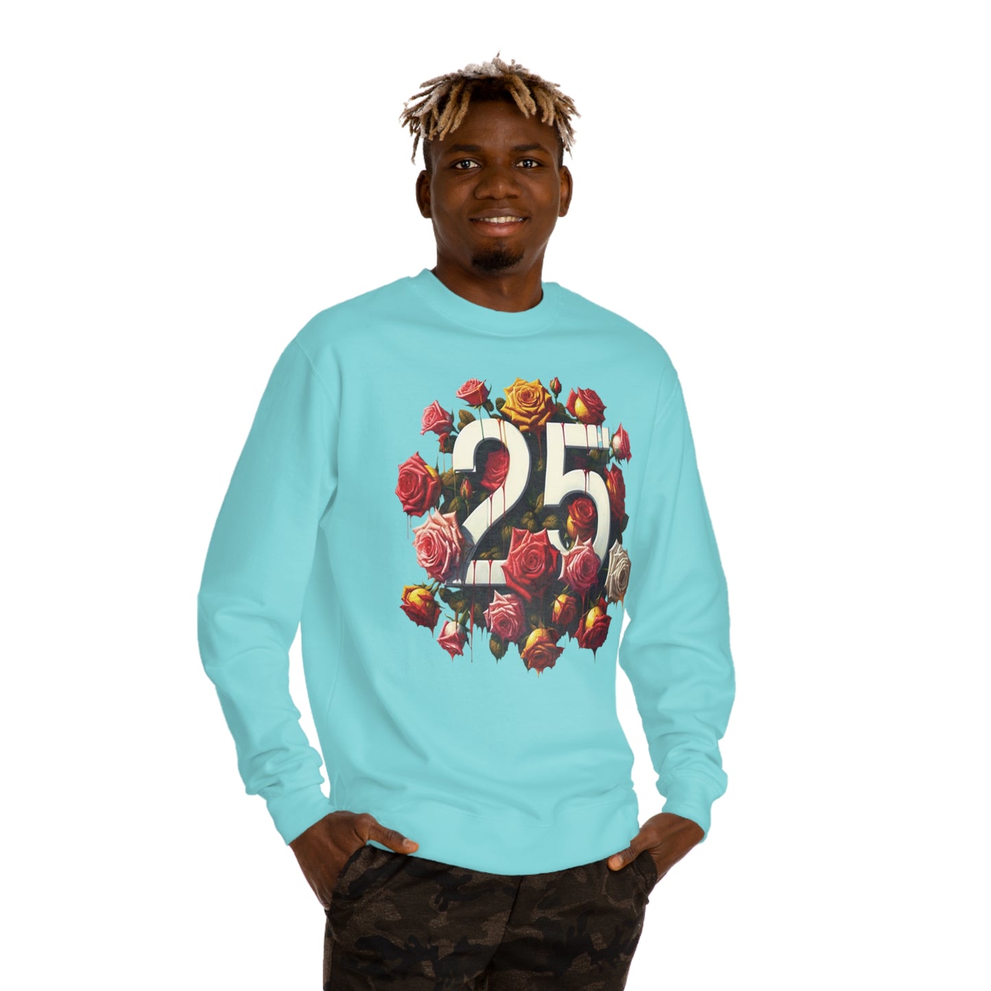 Floral Sweatshirt - Unisex Crew Neck Sweatshirt - Super Bowl of Flowers