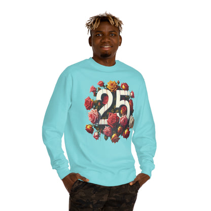 Floral Sweatshirt - Unisex Crew Neck Sweatshirt - Super Bowl of Flowers