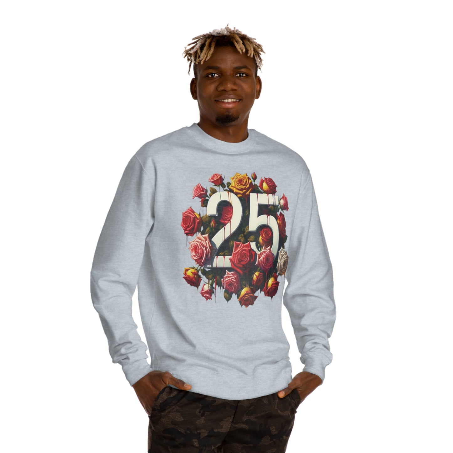 Floral Sweatshirt - Unisex Crew Neck Sweatshirt - Super Bowl of Flowers