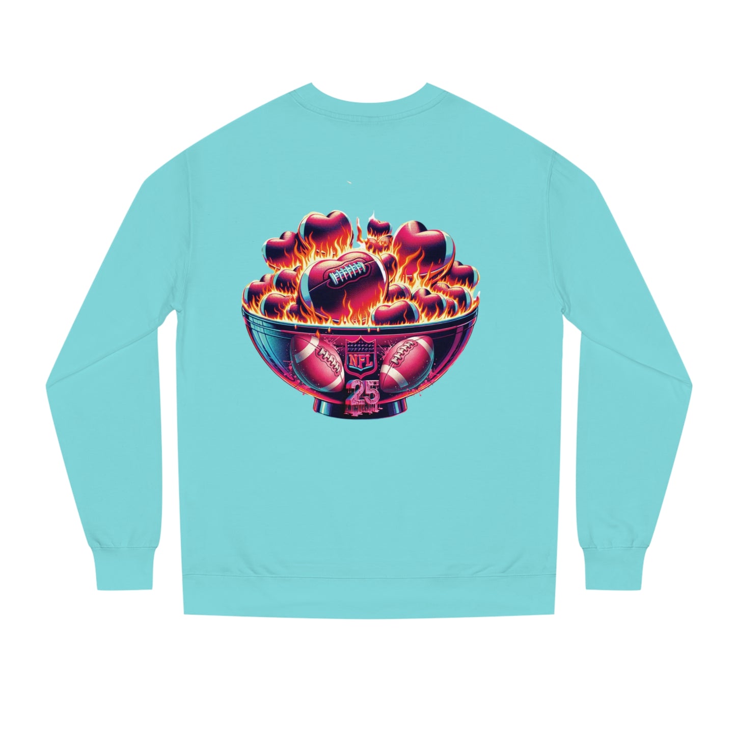 Floral Sweatshirt - Unisex Crew Neck Sweatshirt - Super Bowl of Flowers