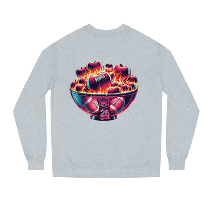 Floral Sweatshirt - Unisex Crew Neck Sweatshirt - Super Bowl of Flowers