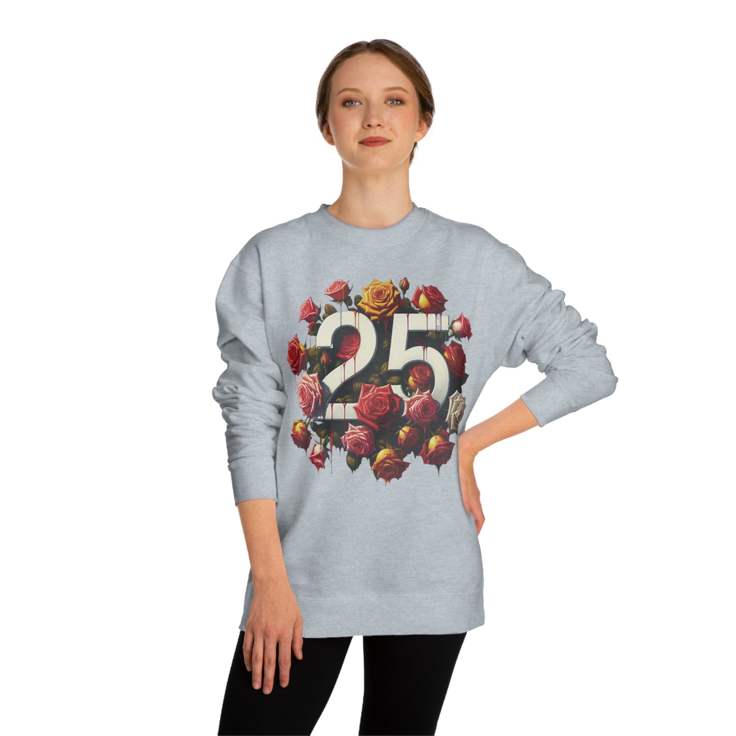Floral Sweatshirt - Unisex Crew Neck Sweatshirt - Super Bowl of Flowers