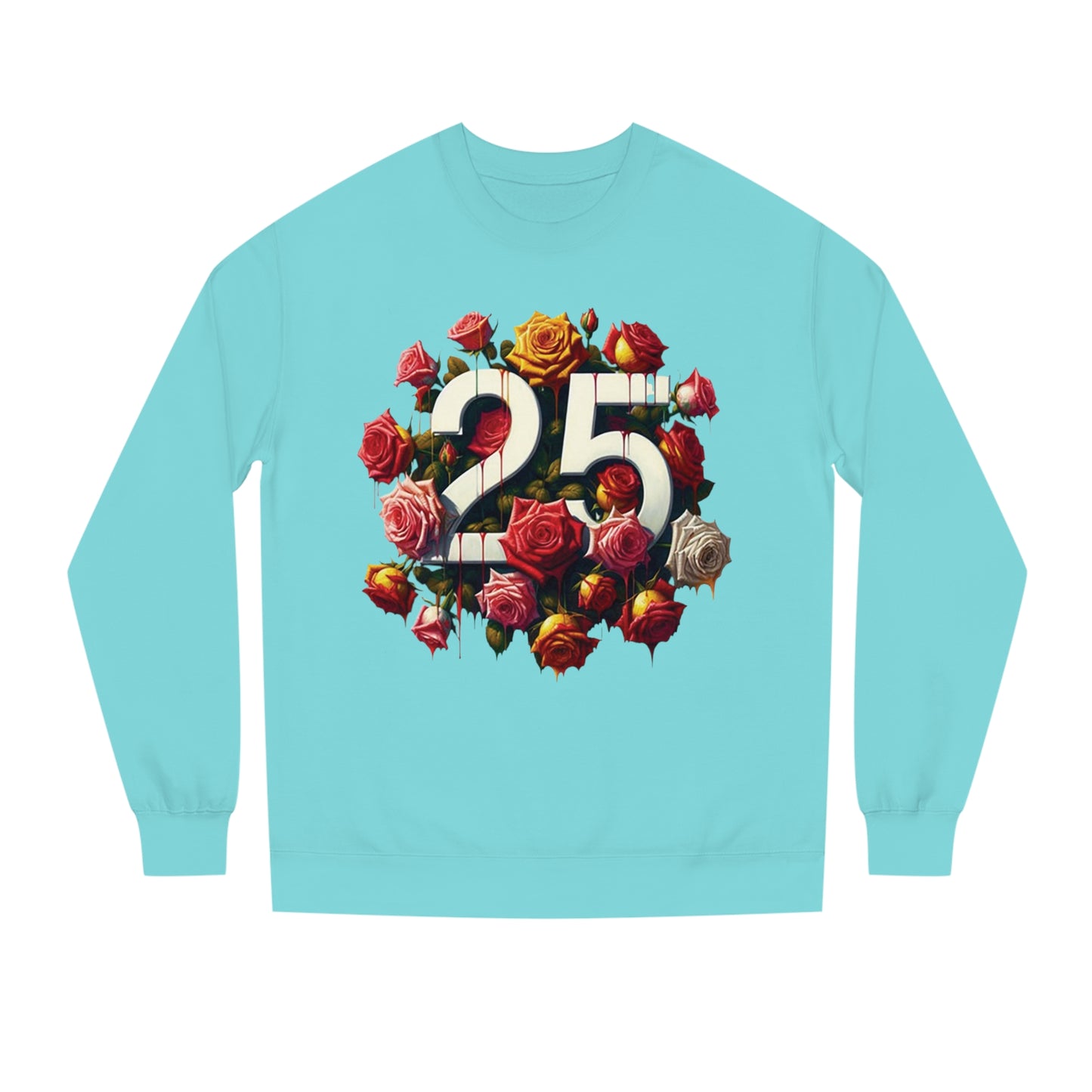 Floral Sweatshirt - Unisex Crew Neck Sweatshirt - Super Bowl of Flowers