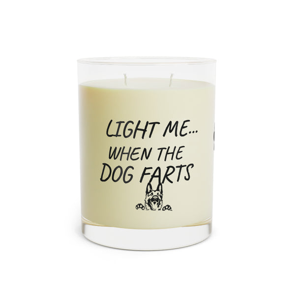 Scented Candle - Funny Dog Fart Design, 11oz