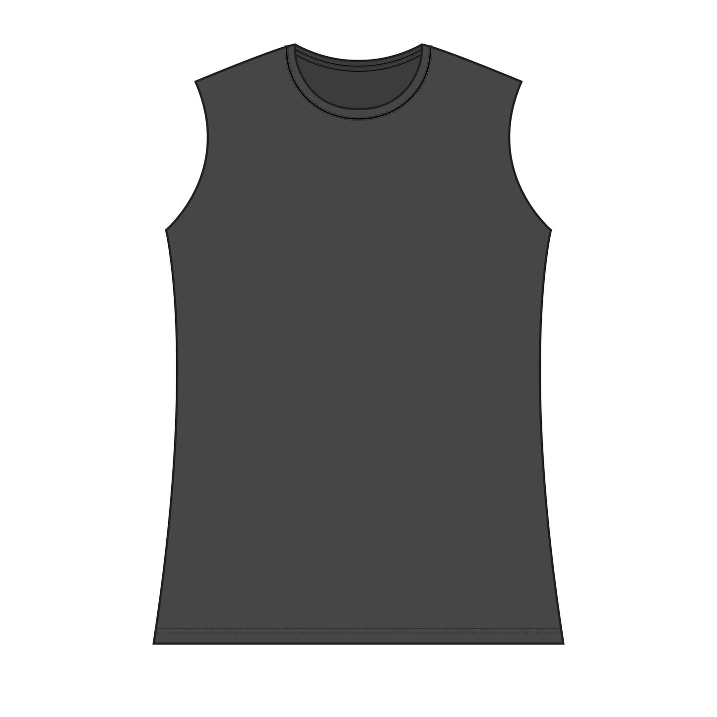 Curve Ahead Women's Tank Top — Road Sign Graphic Sleeveless Tee