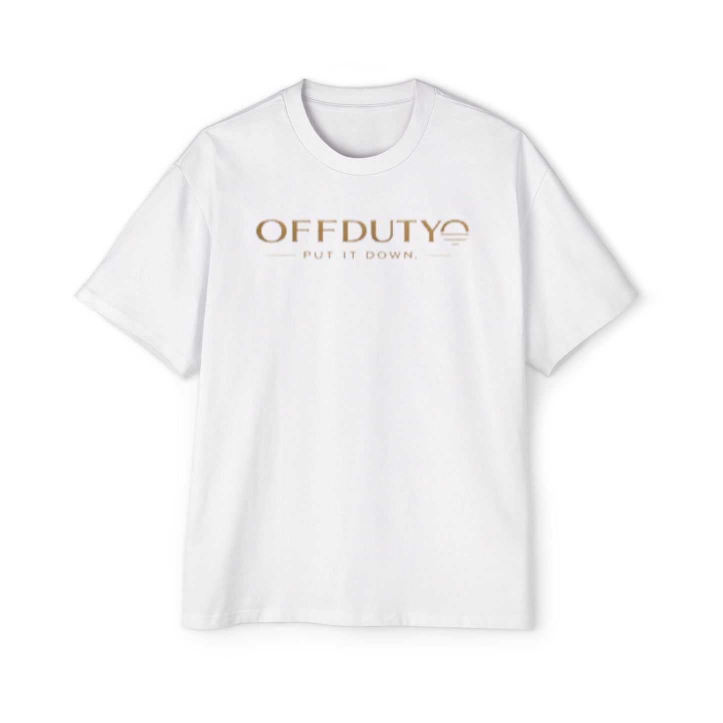 Off Duty Tee — "Everything I Hold" Oversized Graphic T-Shirt