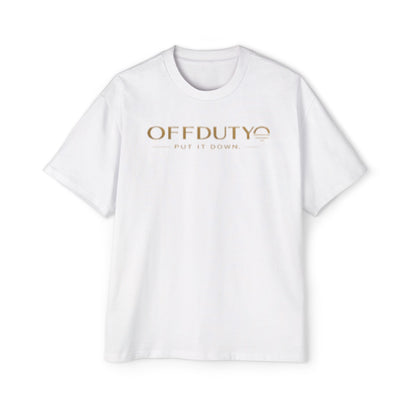 Off Duty Tee — "Everything I Hold" Oversized Graphic T-Shirt
