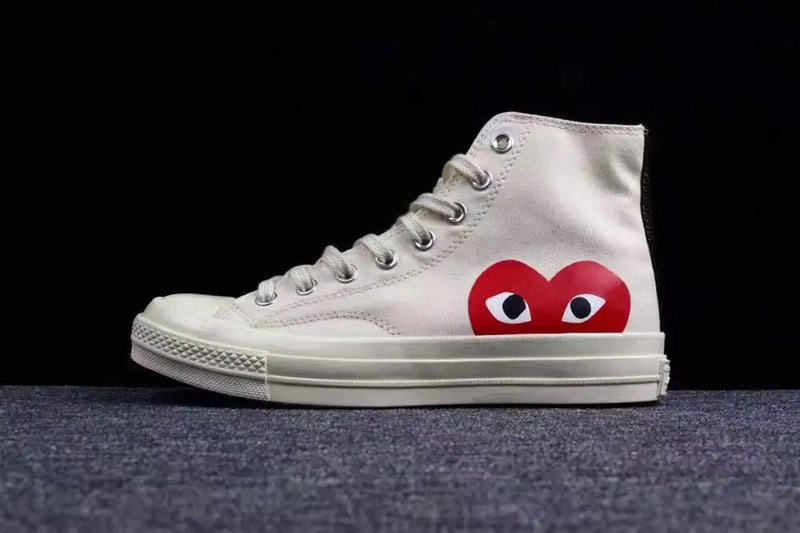 Converse All-Star classic CDG PLAY x 1970s High/Low Unisex