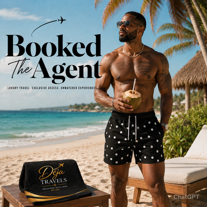 Off Duty Luxury Swim Shorts – Black Card Edition