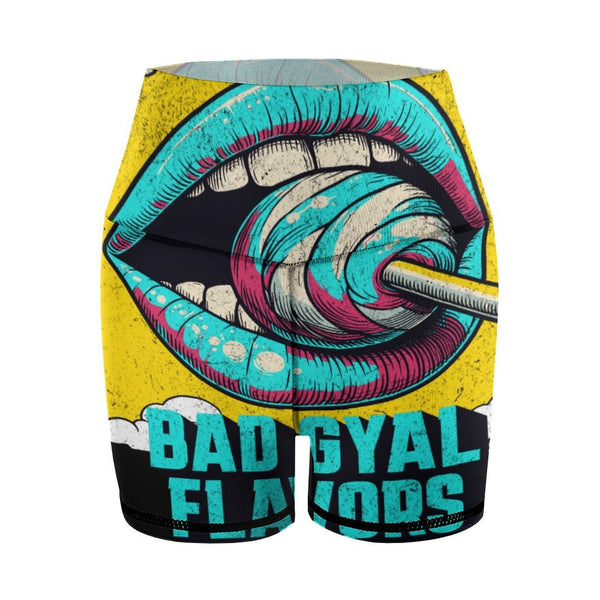 Bad Gal Slim Fit Sports Yoga Shorts - SAND Creations