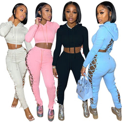 Bandage Backless Tracksuits - SAND Creations