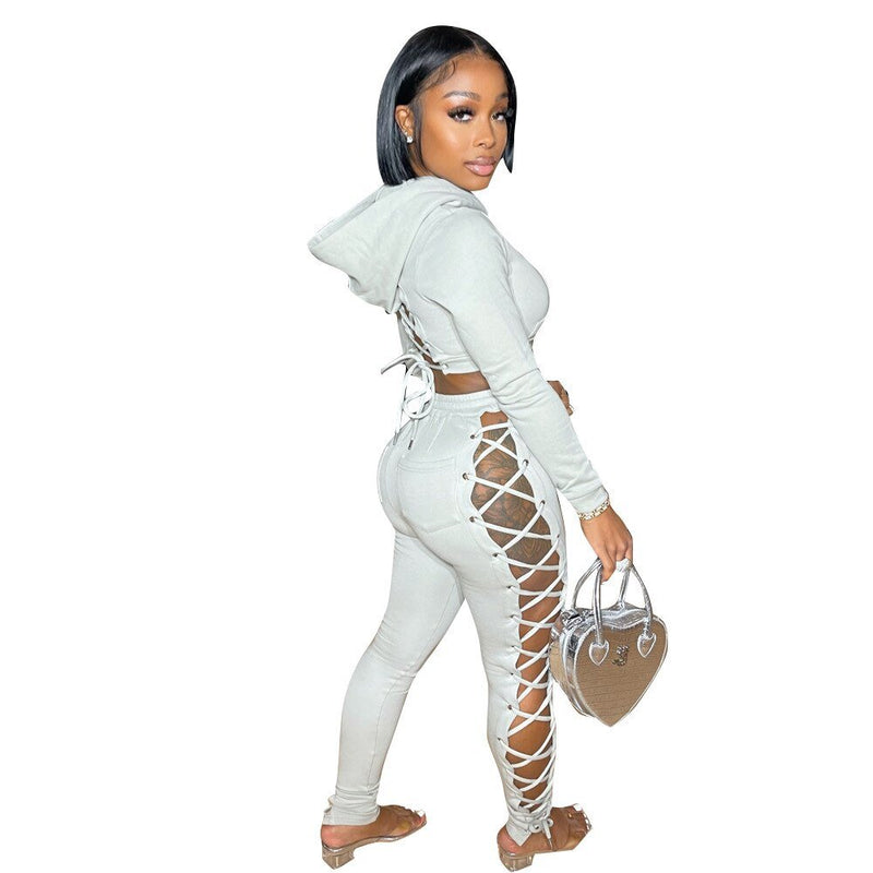 Bandage Backless Tracksuits - SAND Creations