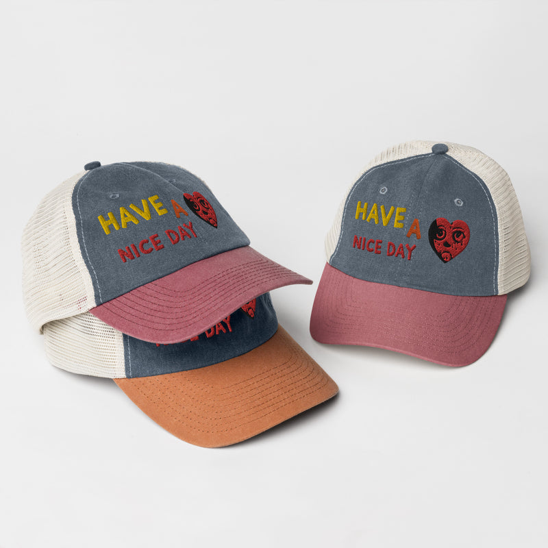 Have a Nice Day Pigment-dyed cap