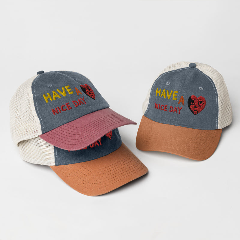 Have a Nice Day Pigment-dyed cap