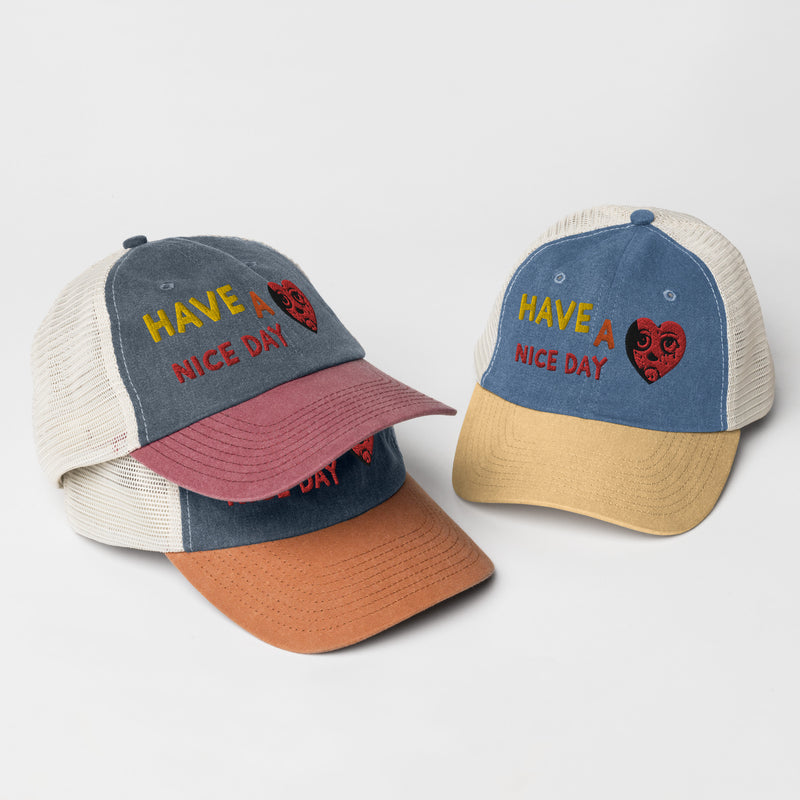 Have a Nice Day Pigment-dyed cap