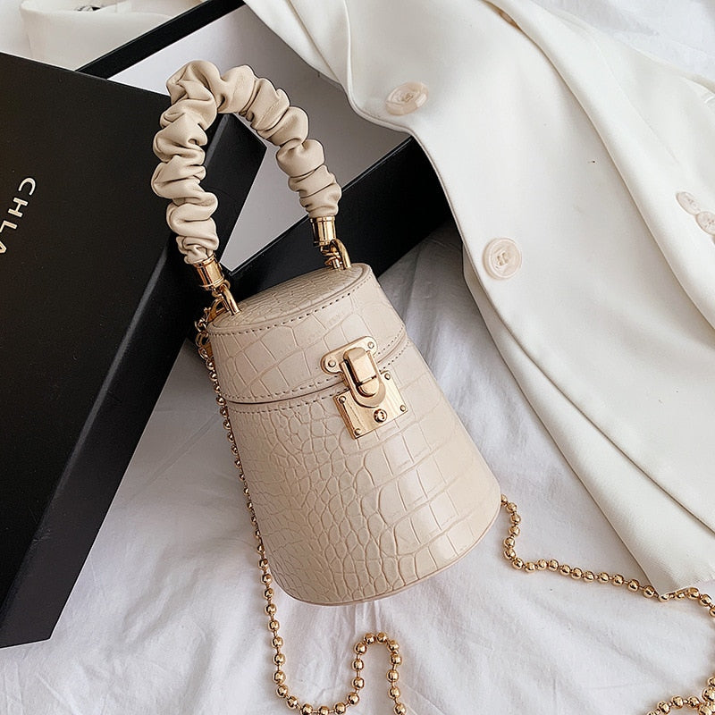 Leather Bucket Bag