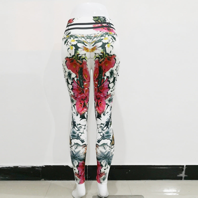 Leggings de cuerda de flores