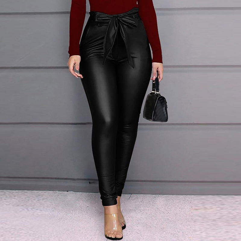 Leather Style Pants