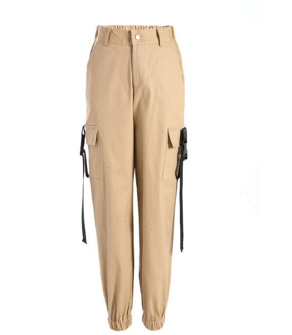 High Waist Cargo  Pockets