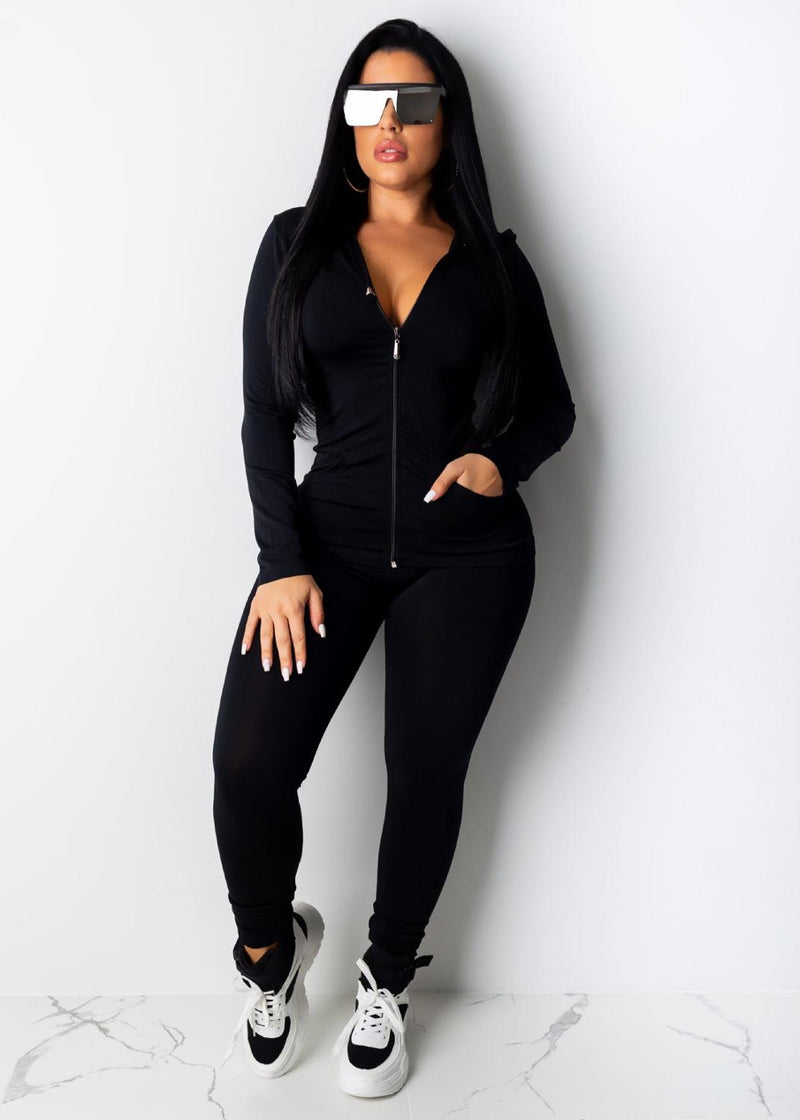 Zipper Two Piece Tracksuit