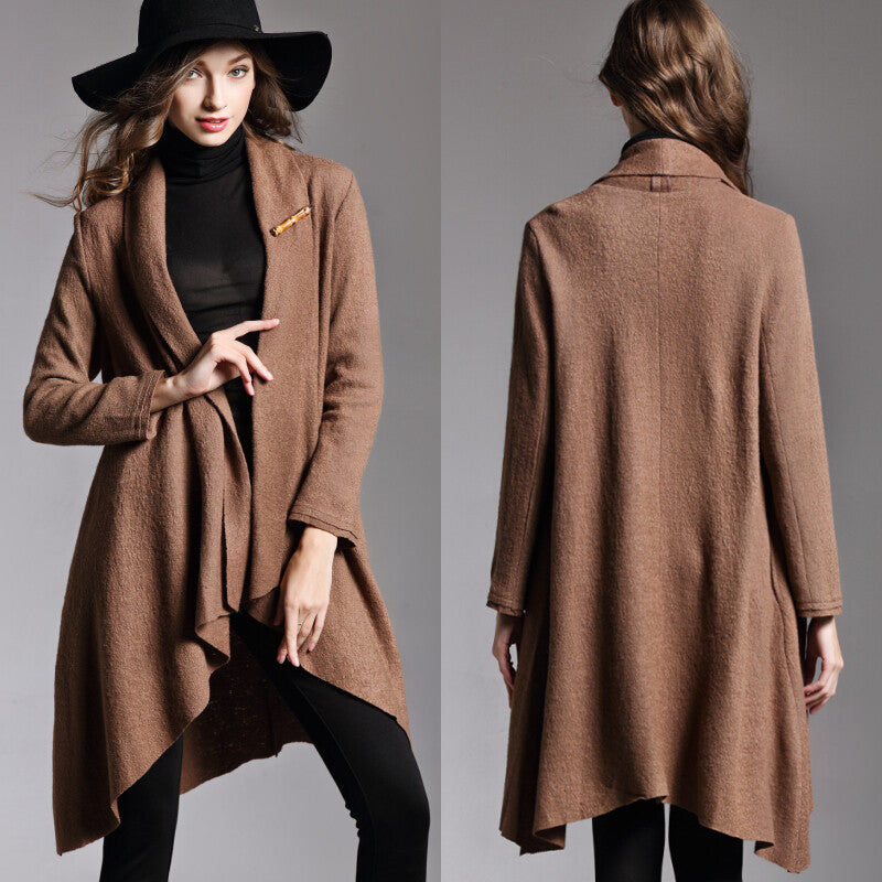 Wool Long Sleeve Coat