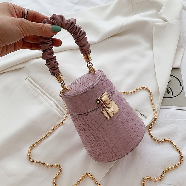 Leather Bucket Bag