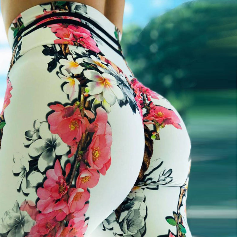 Leggings de cuerda de flores