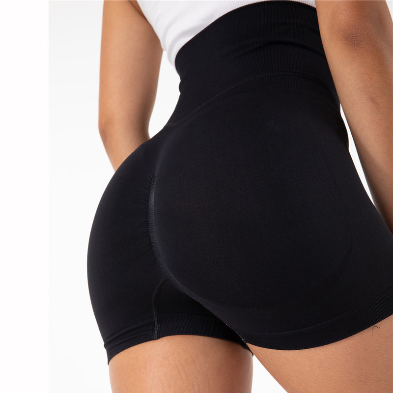 Black High Waist Leggings Shorts