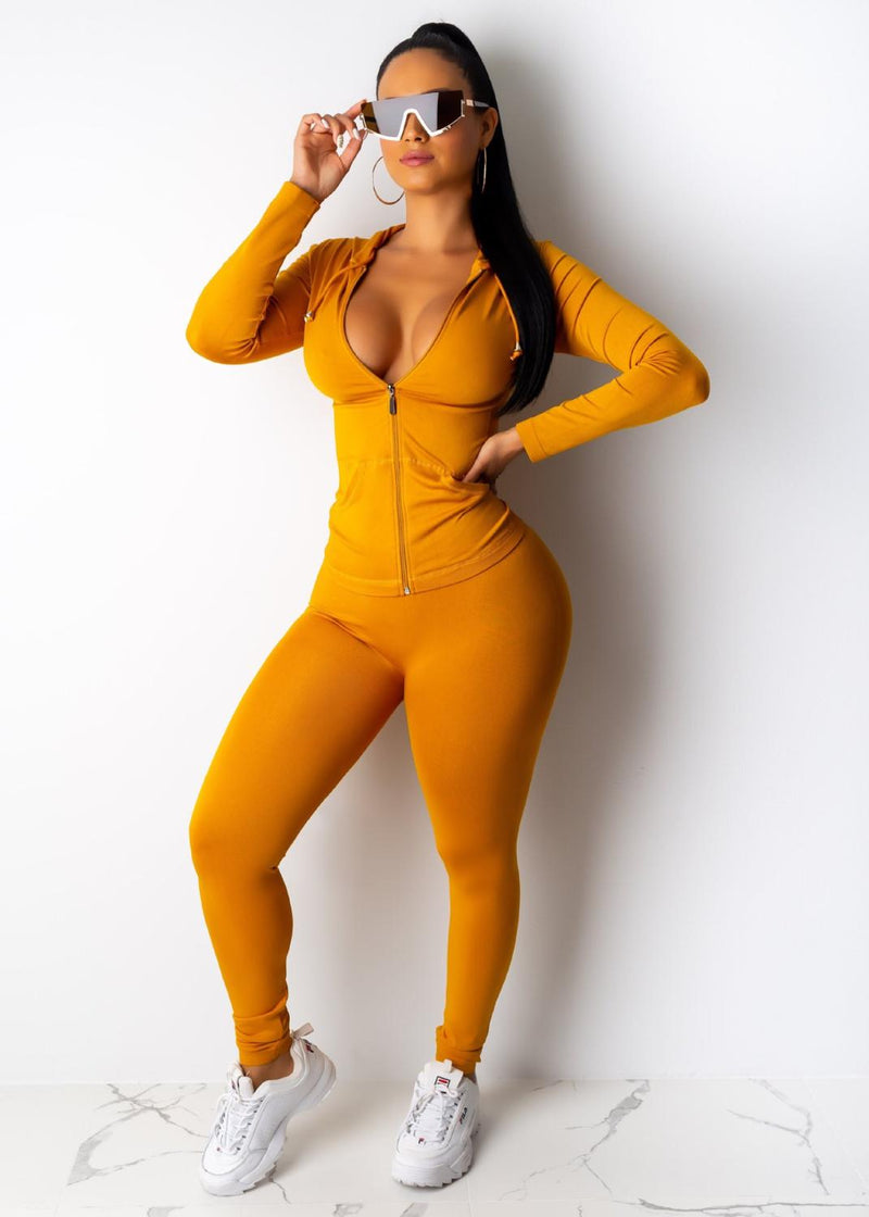 Zipper Two Piece Tracksuit