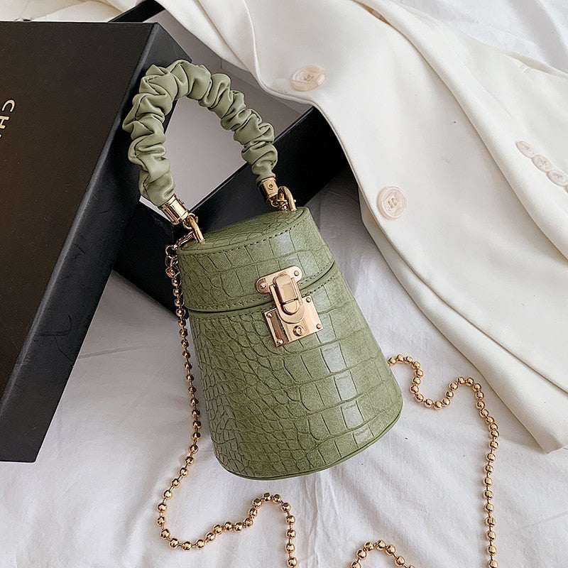 Leather Bucket Bag