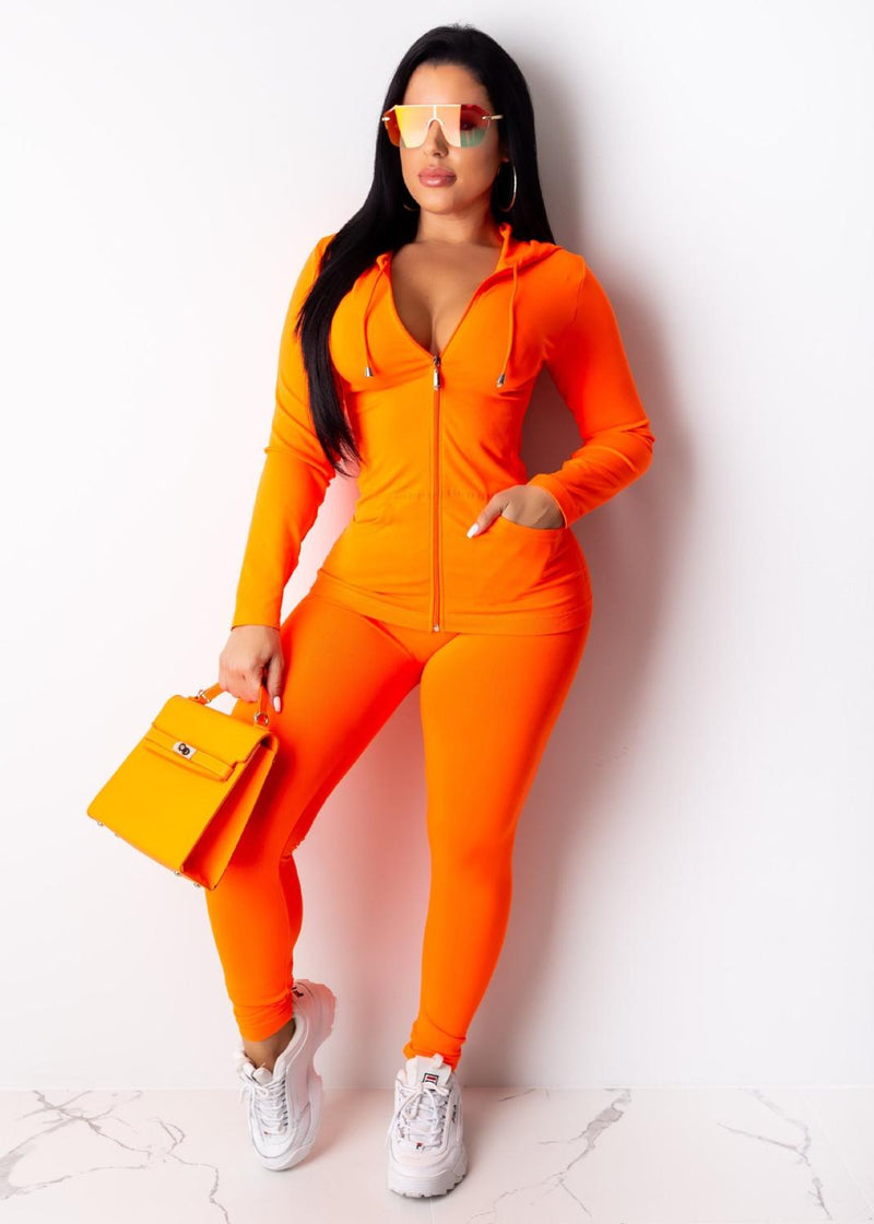 Zipper Two Piece Tracksuit