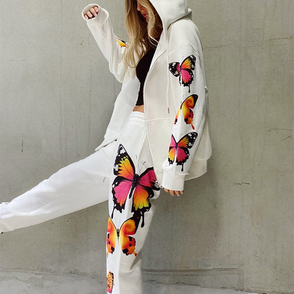 Butterfly Sweat Suit